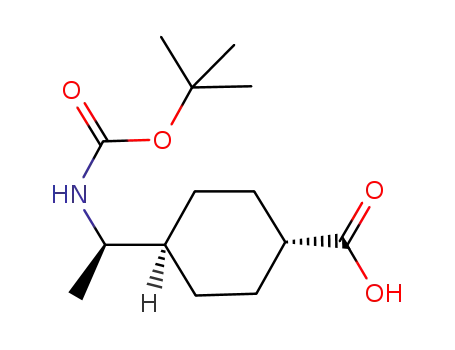 (1R,4r)-4-((R)-1-((tert-butoxycarbonyl)amino)ethyl)cyclohexanecarboxylic acid